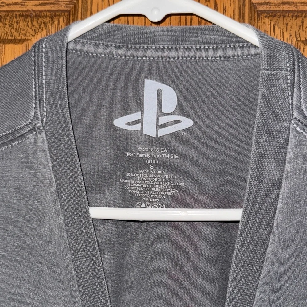 Sony Gray PlayStation Logo T-Shirt